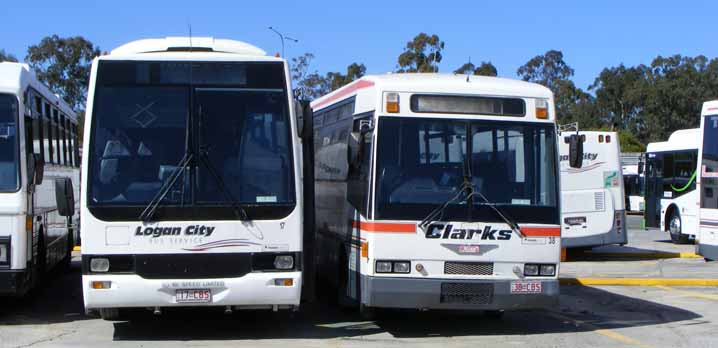 Logan City Hino RG230 APG Starliner 17 & Hino BC144K Superior 38